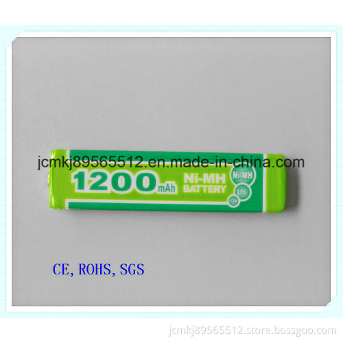 Ni-MH Battery F6-1.2V 1200mAh for Portable DVD, Wireless Phone, Cordless Phone, Electric Toys, Battery, Alarm System, Rechargeable Battery
